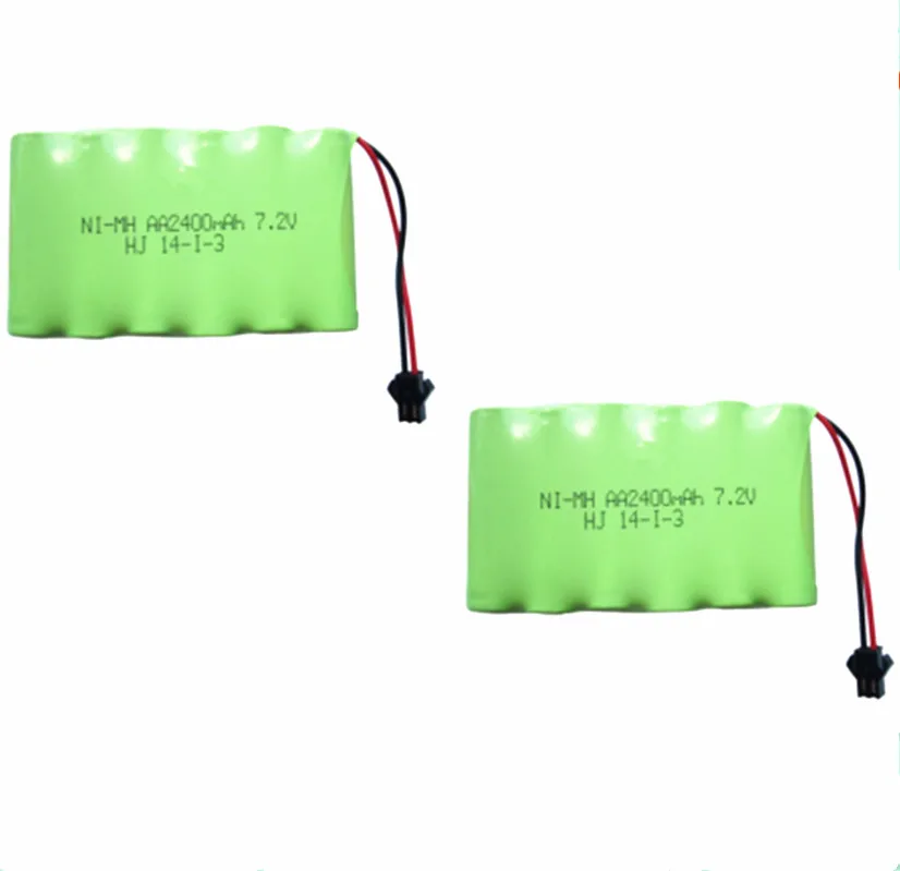 2 шт 2400mah 7 v аккумуляторная батарея никель металл гидридного / aa аккумулятора