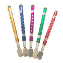 1 шт. профессиональная заполненная маслом бутылка из карбида вольфрама стеклорез режущее колесо металлическая головка рукоятки Алмазный ручной инструмент цвет случайный