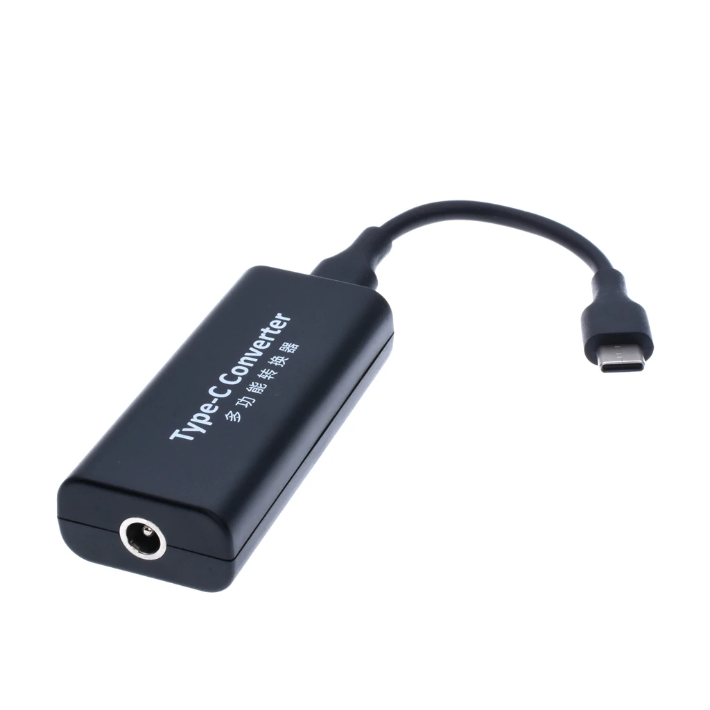Адаптер питания постоянного тока коннектор конвертер 5 5*2 1 мм Мама в USB Type C разъем