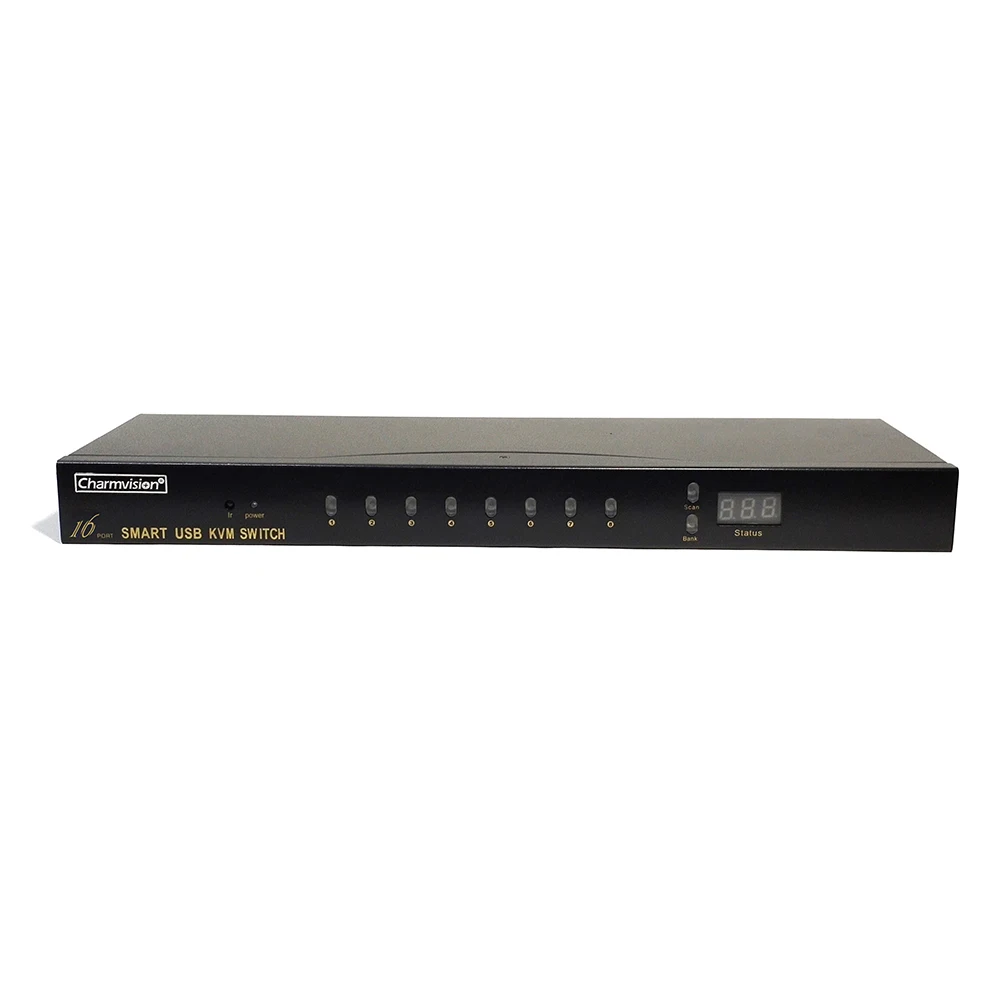 16 шт. KVM коммутатор с USB портами 4 порта 2 0|usb kvm switcher|kvm switcherusb |