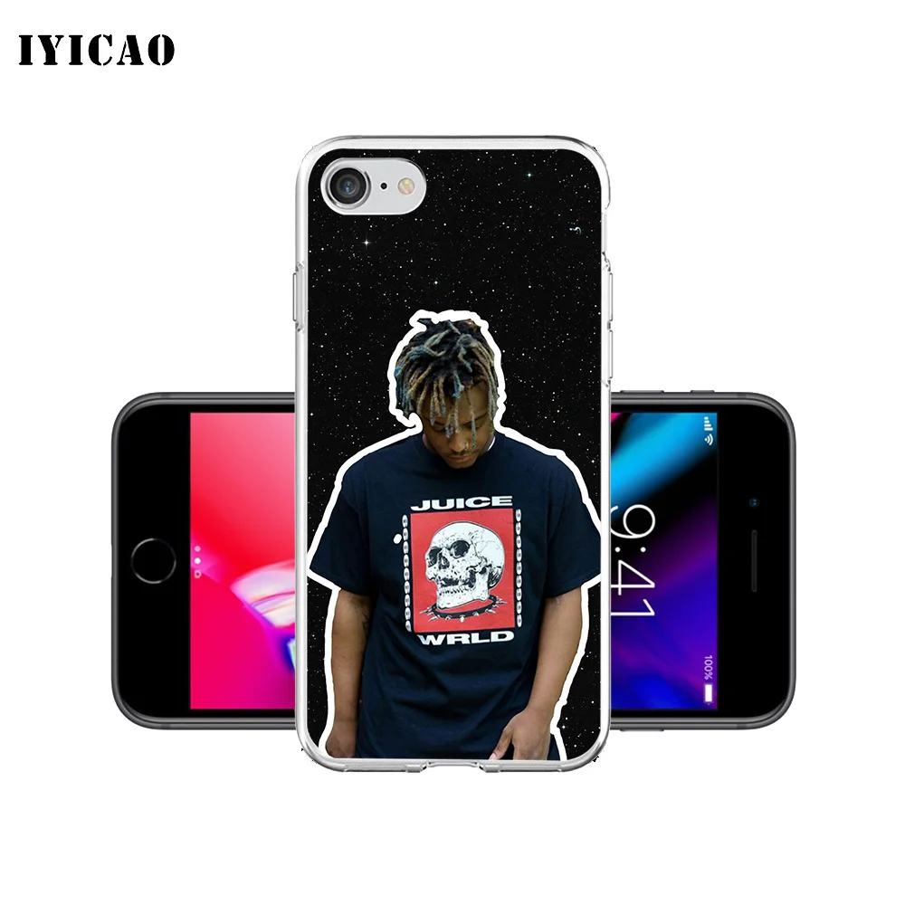 IYICAO Juice WRLD 999 Мягкий силиконовый чехол для телефона iPhone X XR XS MAX 6 6s 7 8 Plus 5 5S SE TPU