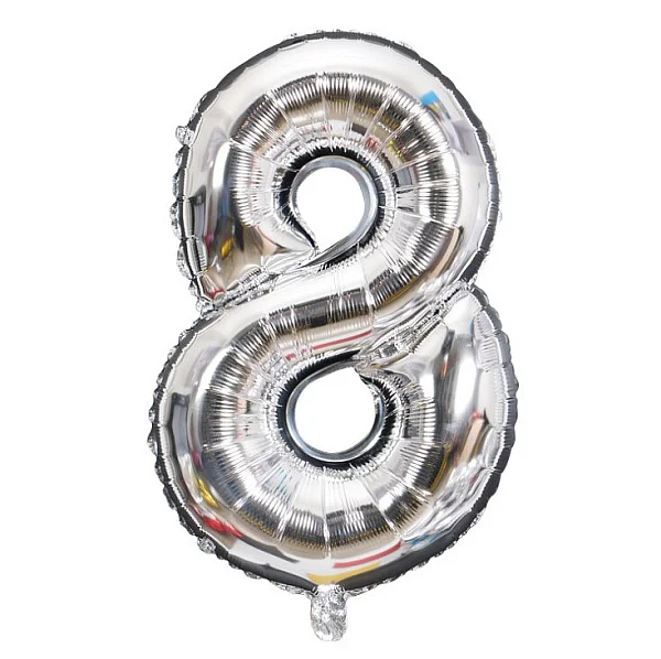32 дюймовые розовые, золотые, серебряные фольгированные воздушные шары большого размера для украшения дня рождения, свадьбы - Цвет: Sliver 8