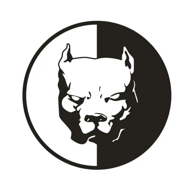 Car Sticker Funny Dog Bulldog Unique Reflective Decals Waterproof