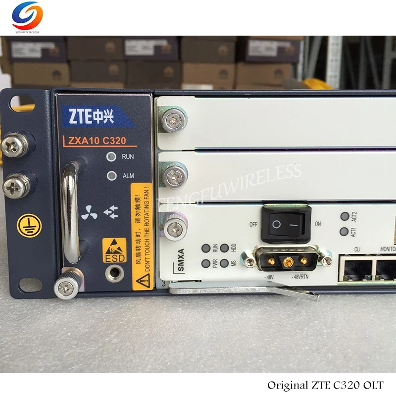100% Новый оригинальный ZTE OLT ZXA10 C320 2U оптическая линия терминальное оборудование GPON