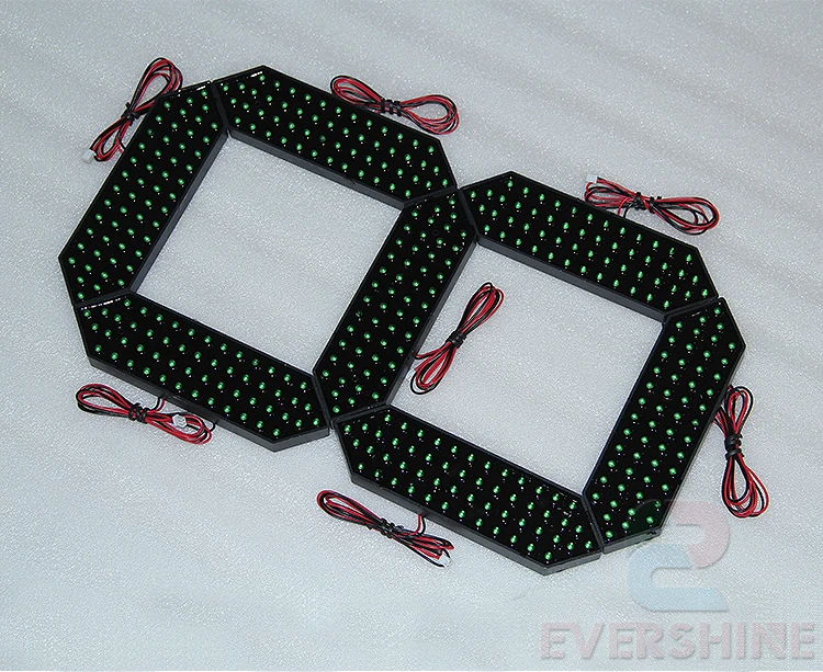 18 inch green color led oil price module 8000mcd High brightness special for gas station (3)