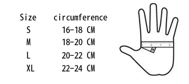 Running Cycling size info