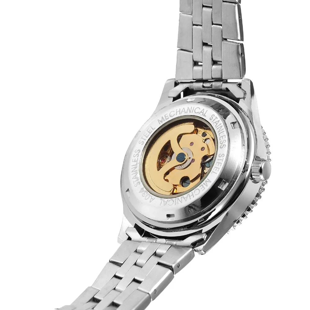 Часы скелетоны мужские с автоподзаводом из нержавеющей стали|wristwatch vintage|wristwatch mens