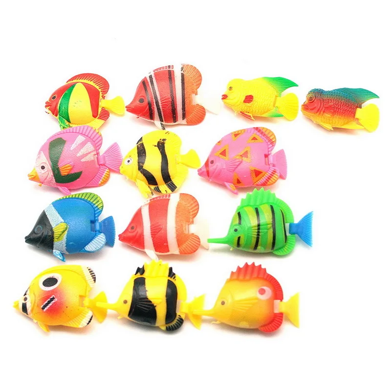 10pcs/lot Aquarium Tank Decoration Simulated Swimming Artificial Small