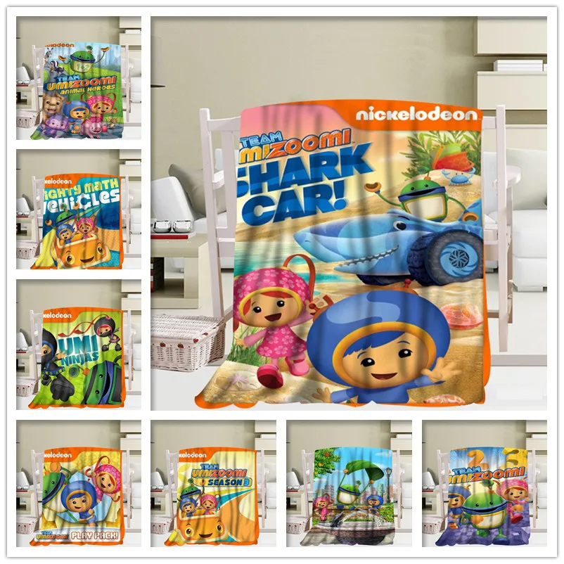 Us 26 51 32 Off Custom Team Umizoomi Hot Sale Blanket Tr Flannel Fleece Fabric Blanket New Year Decoration Comfortable Warm Super Soft Bedroom In