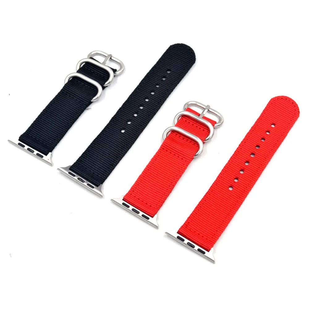 Ремешком Nato для Apple watch band 44 мм 40 correa наручных часов iwatch ремешок 42 38 версия