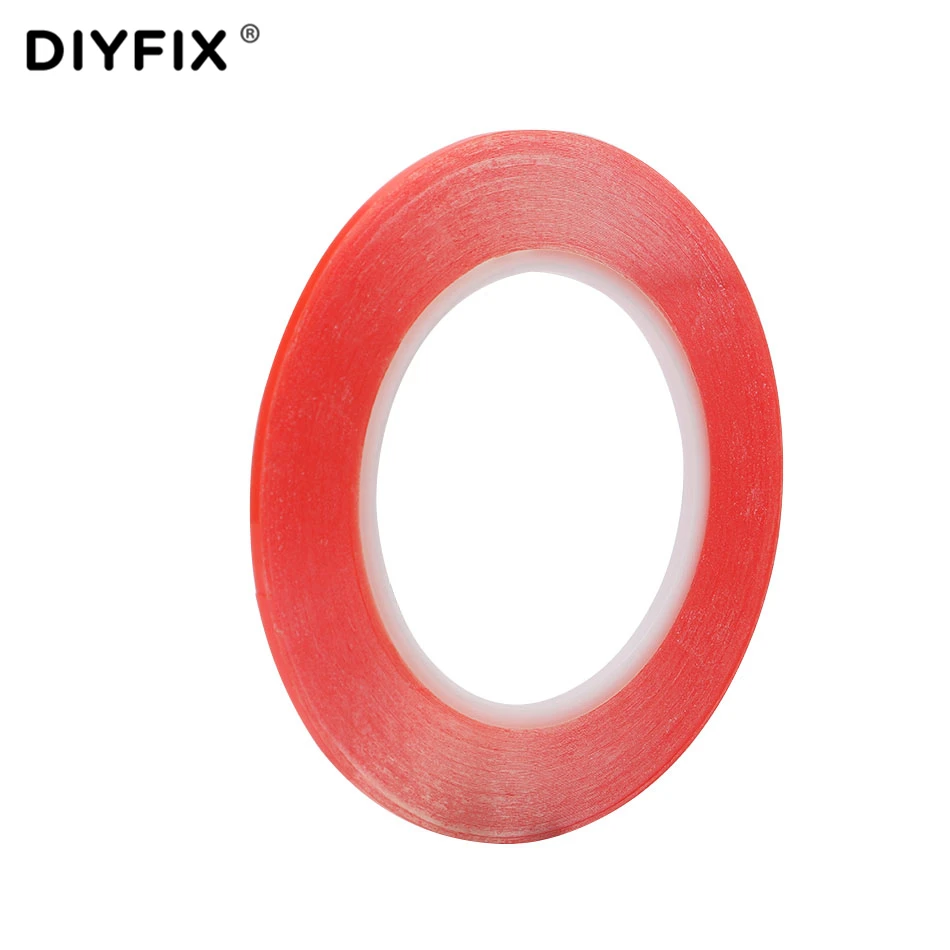 1Roll-2mm-x-25m-Heat-Resistant-Acrylic-Double-Sided-Adhesive-Tape-Transparent-Clear-Sticker-for-Mobile
