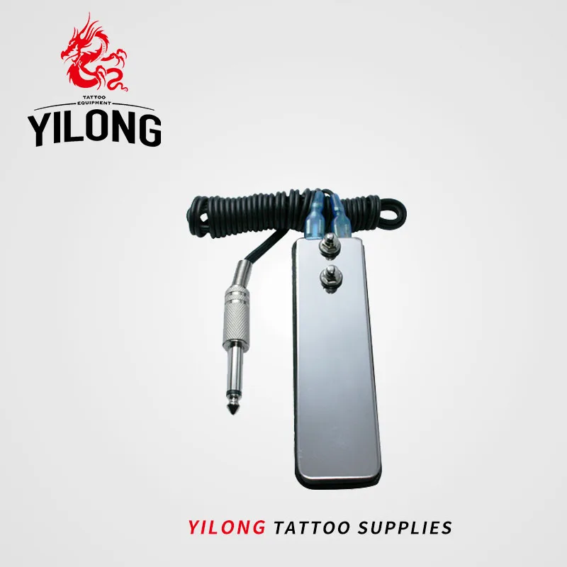 1pcs Wholesale Price Stainless Steel Foot Switch Pedal Tattoo Clip Cord For Mahcine Power Supply Free Shipping | Красота и здоровье