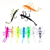 8Colors 10Pcs Soft Stonefly Nymph with #10 HOOK for Trout Bluegill Perch Creek Fishing Bait Lure Silicone bait ► Photo 1/6