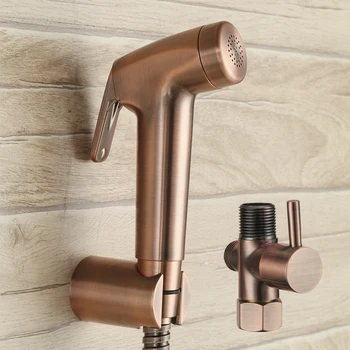 

Sales promotion Gold ABS Bidet Sprayer hand held toilet bidet spray shattaf spray factory sale golden Bathroom shower head