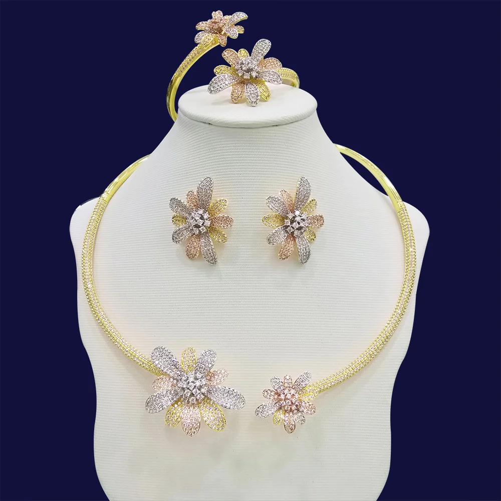 daisy jewelry set