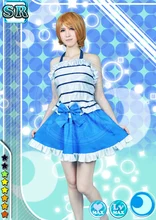 Envío Libre Love Live! Ídolo Proyecto escuela Koizumi Hanayo Summer Swimsuit Anime Cosplay Costume