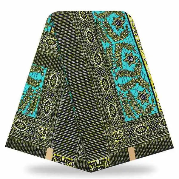 E.M.Y African Ankara Fabric Holland Wax Nigerian Prints 6 yards For Women Dresses E523 | Дом и сад