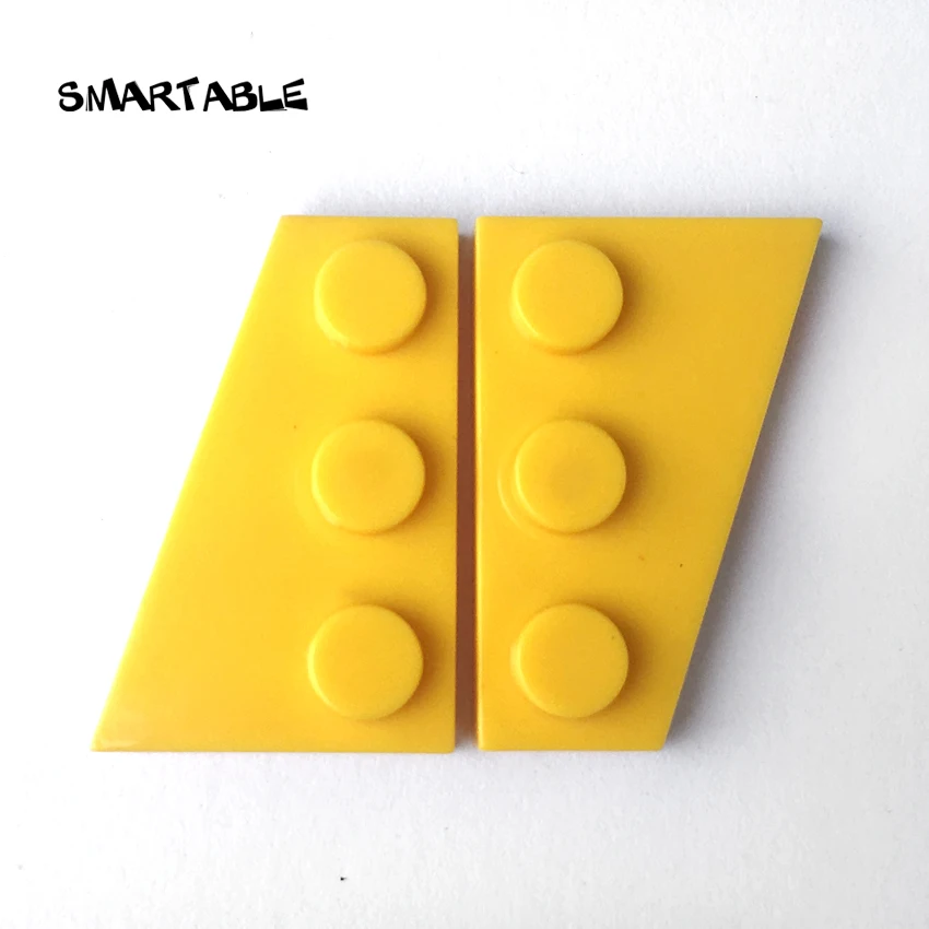 

Smartable Wedge Plate 3x2 Left Building Blocks parts Toys For Kids Creative Compatible All Brand 43723 Technic Toys 50pcs/lot