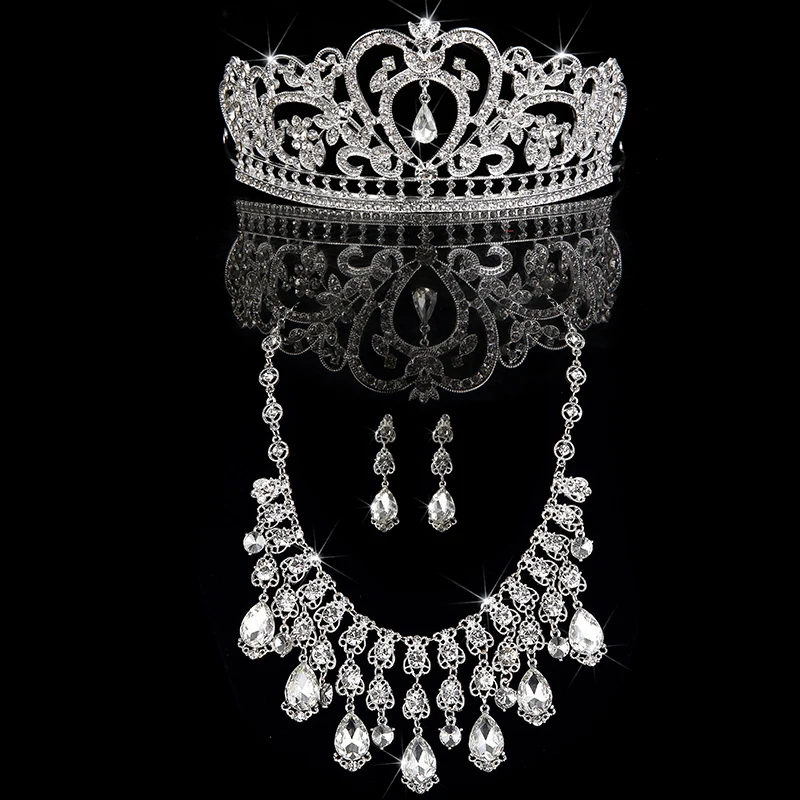 Bridal Jewelry Sets For Women Elegant Romantic Female Necklaces Party