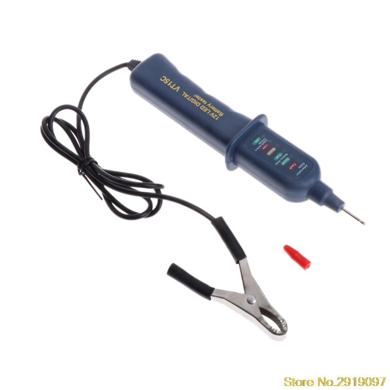 

Digital Battery Tester 12V Digital Battery Auto Alternator Tester with 6 LED For Car Motorcycle Truck Drop Shipping Support