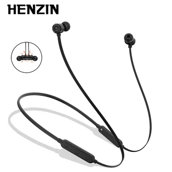 

Henzin Bluetooth Earphone Wireless Magnetic Neckband Stereo auriculares fone de ouvido with MIC Waterproof for Xiaomi iPhone