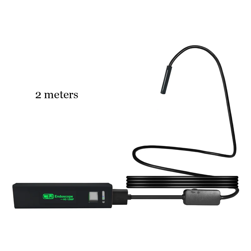 Câmera endoscópica semi rígida, wi-fi mini hd