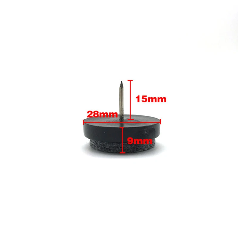 

Furniture Chair Table Legs Sofa Anti-skid nails Cap Non Slip Round Anti slip Felt Nail-on Protector Home supplies