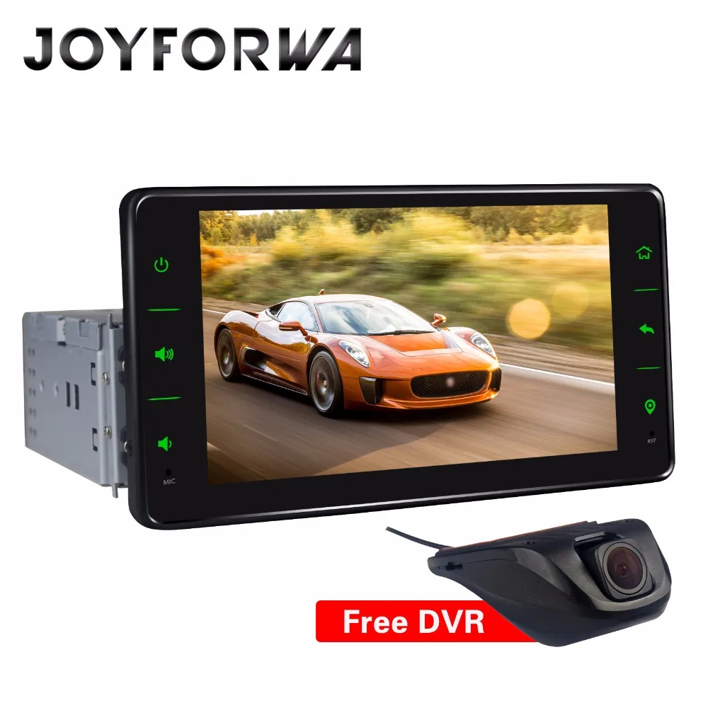 JOYFORWA Android 6 0 Автомобильный Радио стерео один din мультимедийный плеер головное