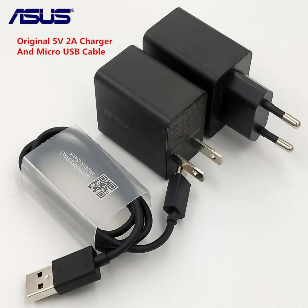 Original ASUS USB Charger EU US Adapter 5V 2A Fast Charging 1M Micro
