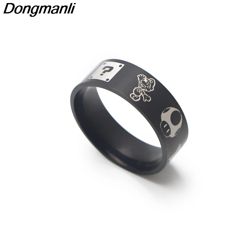 P3654 Dongmanli кольцо из нержавеющей стали кольца для мужчин и женщин вечерние