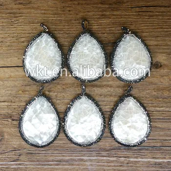 

WT-P001 Exclusive natural vintage boho shell pendant, Natural trible style shell pendant