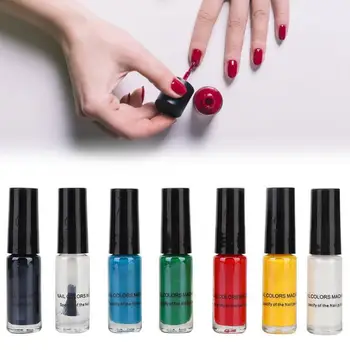 

7pcs/set Professional Nail Polish Kit Non-Toxic Fast Dry DIY Nail Art Manicure Tool for Nail Art