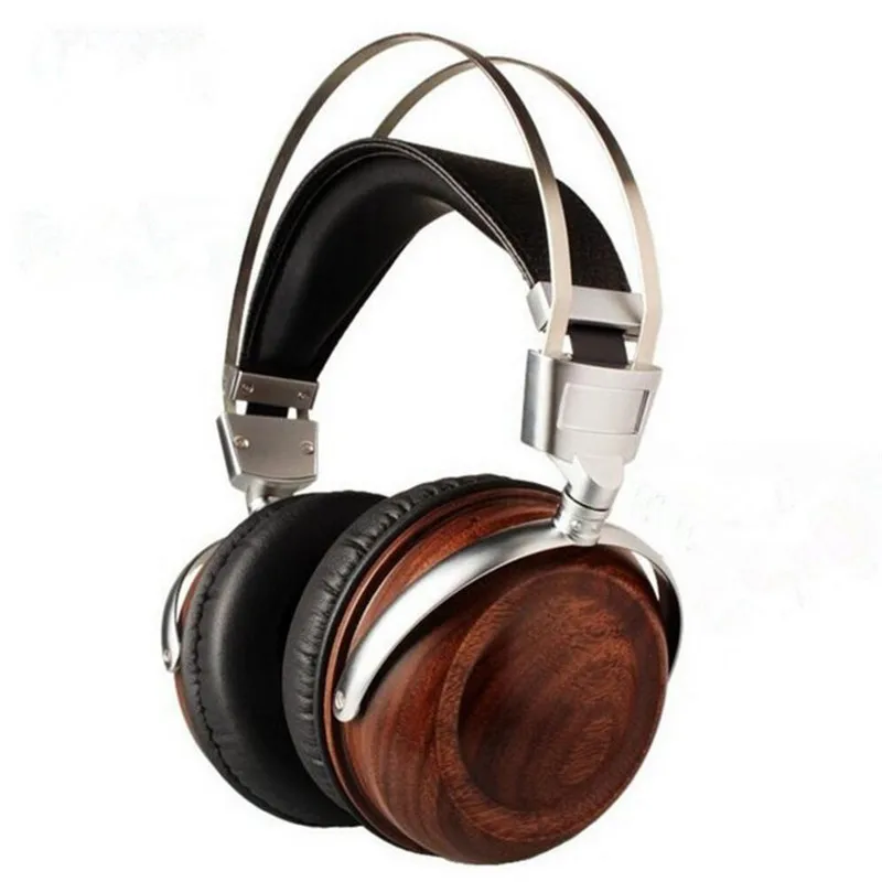 100 Original High Blon B6 HiFi Wooden Metal Headband Headphone Headset