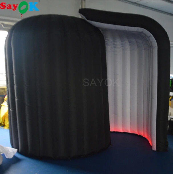 Sayok 3x2x2 3 м в высоту форме иглу надувная фотобудка для свадьбы светодиодный