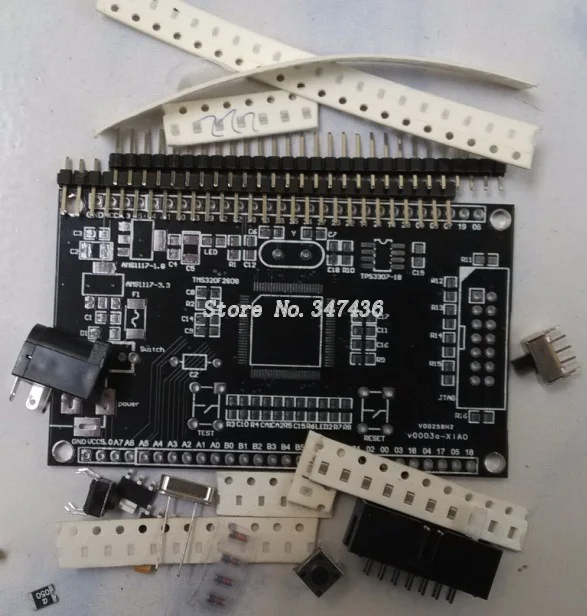 

TMS320 F2801 F2802 F2806 F2808 minimum system board F2809 development board (parts)