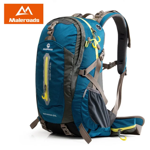 Maleroads 40л 50л открытый рюкзак Водонепроницаемый рюкзак для путешествий походный рюкзак для мужчин и женщин