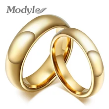 Мода, кольца из карбида вольфрама, 4 мм/6 мм, широкий золотой цвет, обручальные кольца для женщин и мужчин, ювелирные изделия