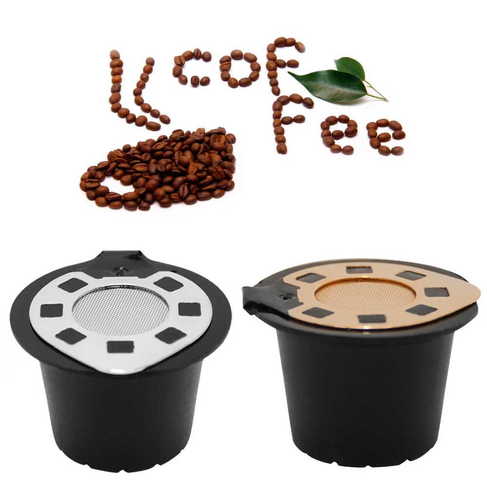 Refillable Reusable Coffee Capsules Pods For Nespresso Machines Filter Filled reusable coffee shell capsule cup F80 Refillable Reusable Coffee Capsules Pods For Nespresso Machines Filter Filled reusable coffee shell capsule cup F80