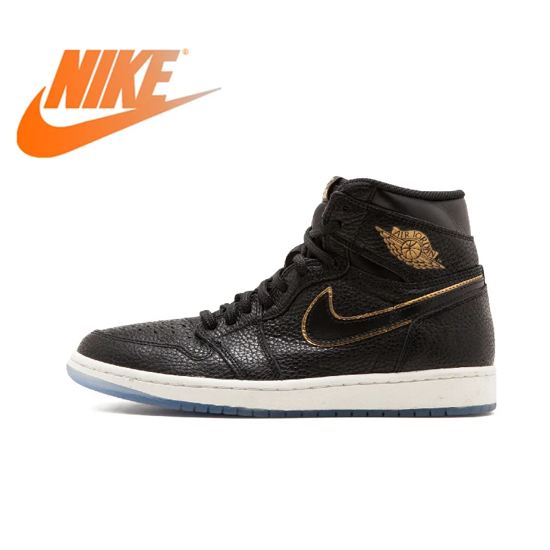 

Official Original Nike Air Jordan 1 Retro High LA Los Angeles Men's Basketball Shoes Medium Cut Outdoor Sports Waterproof 555088