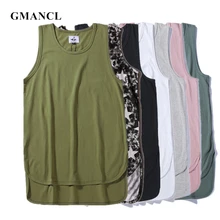 Летние мужские уличные удлиненные рубашки без рукавов, топы на бретелях, одежда для спортзала, бодибилдинг, майка для фитнеса, майки, футболки