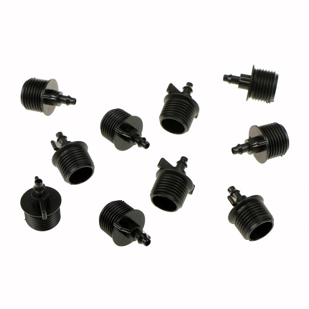 

10pcs Shunt 2L/8L Shunt Irrigation Dripper Garden Drip System Fixed Flow Adjustable Flow Pressure Compensating Dripper Emitter