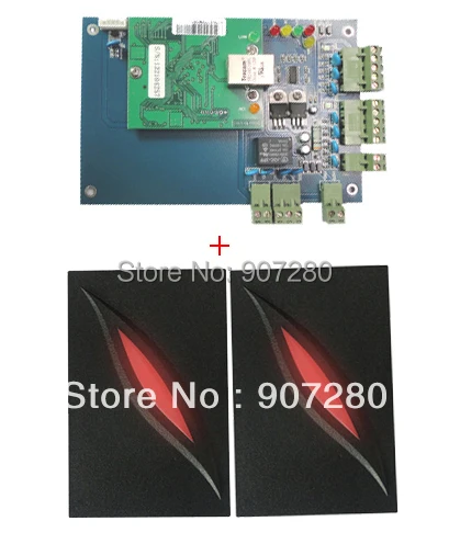 

TCP/IP & Web Management Support One Door Access Controller Panle + 2pcs 125Khz Wiegand RFID Card Reader