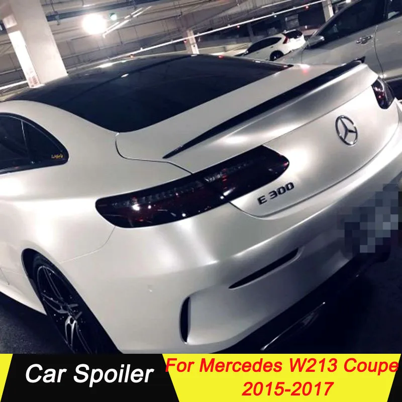 Carbon Fiber Auto Spoiler Fur Mercedes Benz E Klasse W213 Coupe W238 2015 2017 Amg Stil Auto Schwanz Flugel Dekoration Fur W213 Coupe Spoilers Wings Aliexpress
