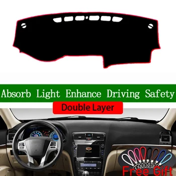 

Double Layer Car Stickers For GEELY EC8 2011 2012 2013 2014 2015 Dashboard Cover Car Accessories Interior Anti-UV Car Decals