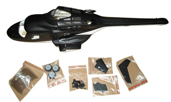 airwolf 250 scale Fuselage bell 222 for ALIGN T-REX250 helicopter