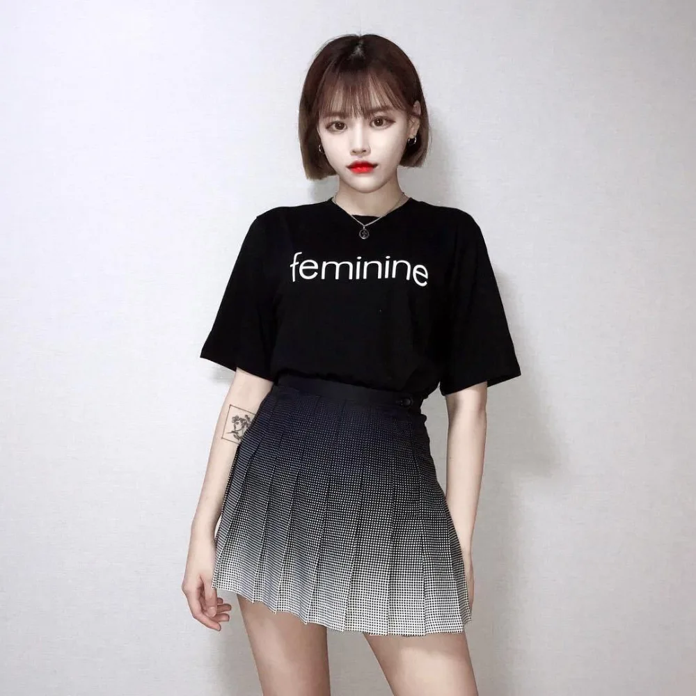 

New Harajuku High Waist Vintage Plaid Short Skirts Girls Mini Pleated Skirt Preppy Style Gradient Skirts
