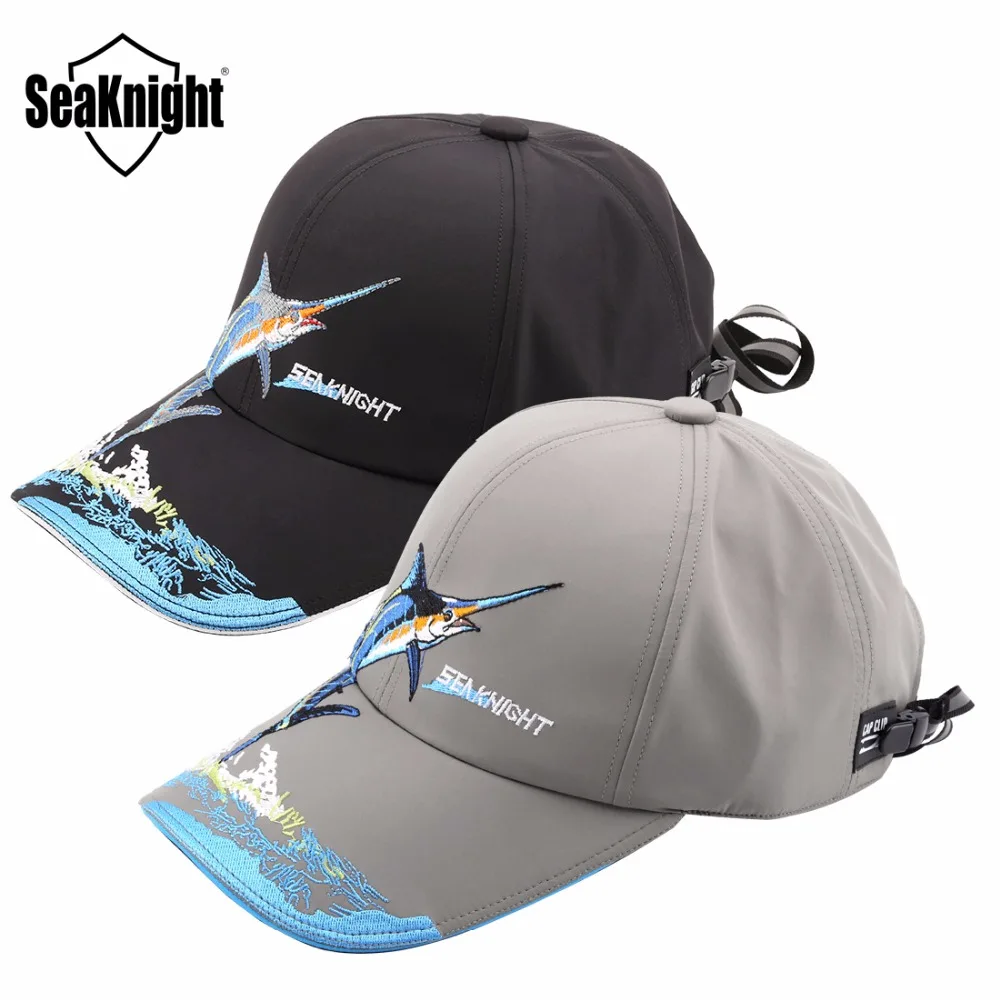 

SeaKnight SK001 Outdoor Sports Fishing Caps Men Women Waterproof Sunshade Breathable Embroidery Outdoor Fishing Equipment