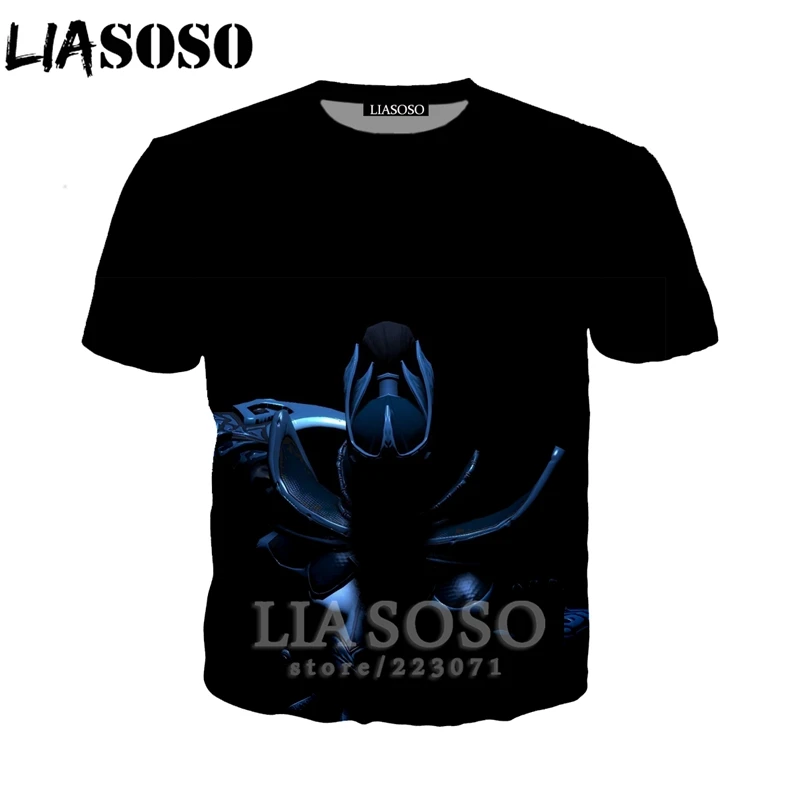 LIASOSO New Fashion Sweatshirt 3D Print Men Women Video Game Dota 2 T-Shirt Casual Unisex Short Sle