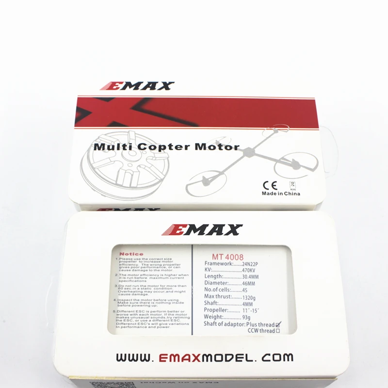Бесщеточный двигатель EMAX MT4008 380KV 470KV 600KV радиоуправляемые мультикоптеры модель