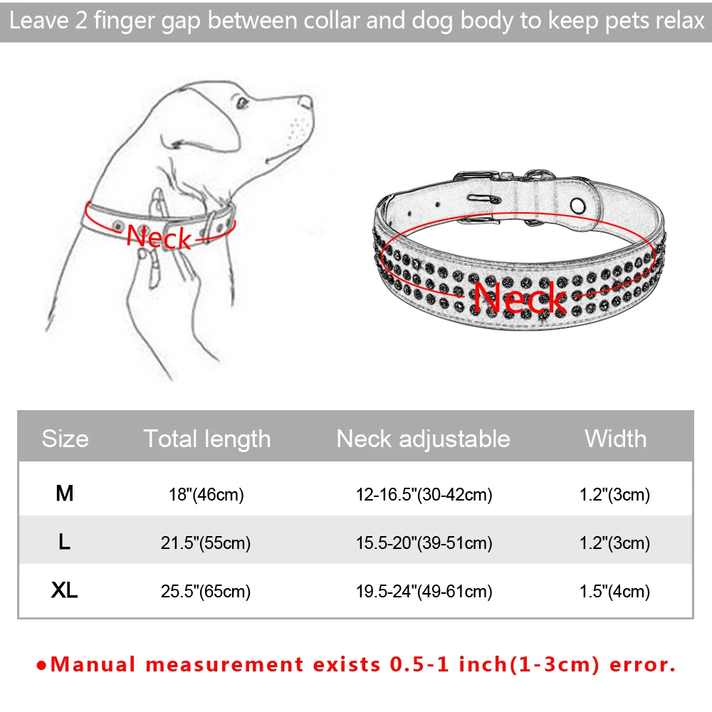 Стразы собачий ошейник с украшениями в виде кристаллов с шипами ошейник для домашних животных 2 Слои кожаный ошейник для больших собак защитный чехол для телефона Пособия по немецкому языку пастырь XL